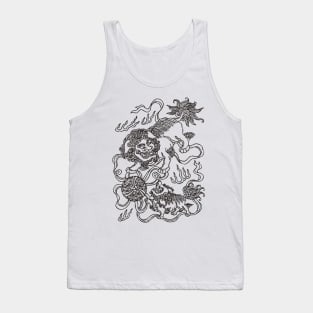 Painting Lion Dance Tank Top